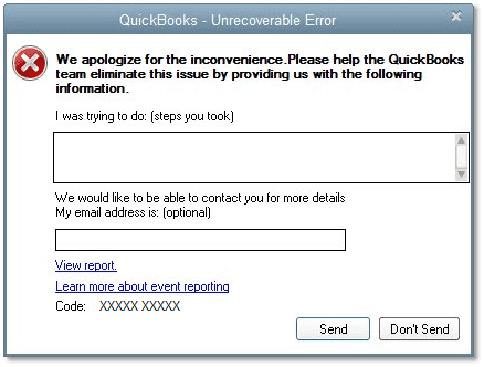 quickbooks unrecoverable error indications quickbooks unrecoverable error indications